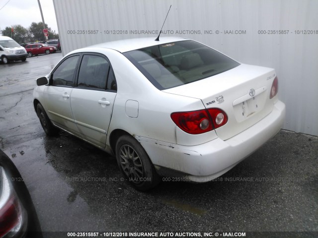 1NXBR32E17Z844619 - 2007 TOYOTA COROLLA CE/LE/S WHITE photo 3