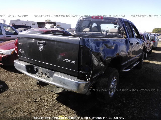 3D7KS28D98G174832 - 2008 DODGE RAM 2500 ST/SLT BLACK photo 4