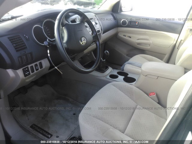 5TEUX42N75Z023411 - 2005 TOYOTA TACOMA ACCESS CAB შავი ფოტო 5