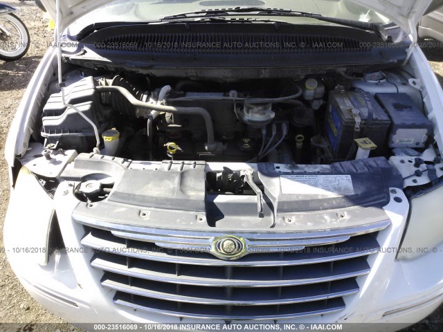 2C4GP64L35R491176 - 2005 CHRYSLER TOWN & COUNTRY LIMITED WHITE photo 10