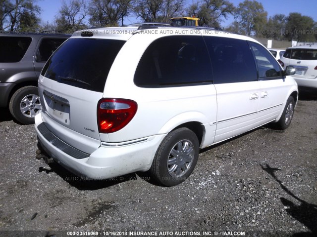 2C4GP64L35R491176 - 2005 CHRYSLER TOWN & COUNTRY LIMITED WHITE photo 4