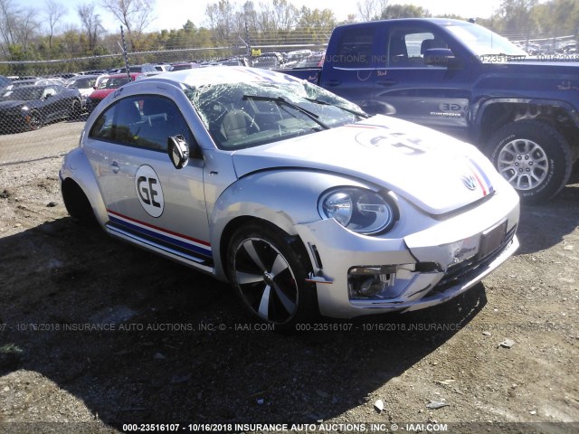 3VWVT7AT9EM626310 - 2014 VOLKSWAGEN BEETLE TURBO SILVER photo 1