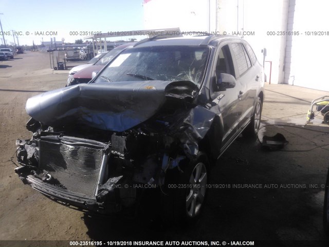 5NMSH73E88H169387 - 2008 HYUNDAI SANTA FE SE/LIMITED GRAY photo 2