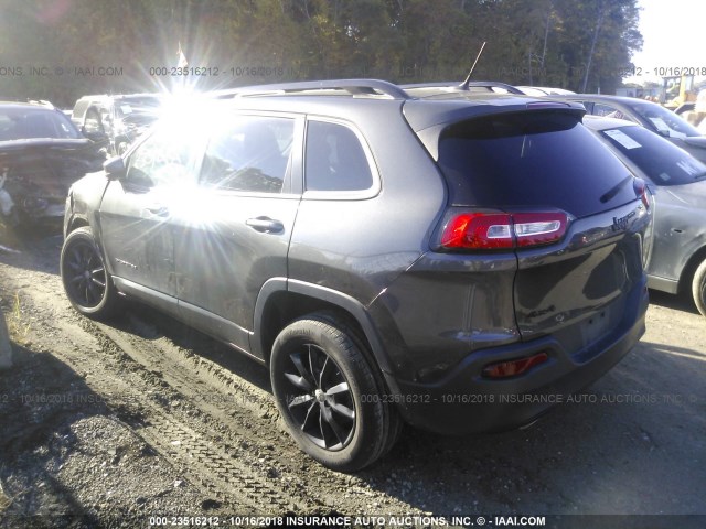 1C4PJMCB5EW285914 - 2014 JEEP CHEROKEE LATITUDE GRAY photo 3