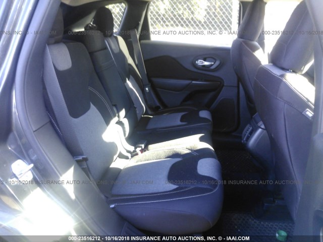 1C4PJMCB5EW285914 - 2014 JEEP CHEROKEE LATITUDE GRAY photo 8