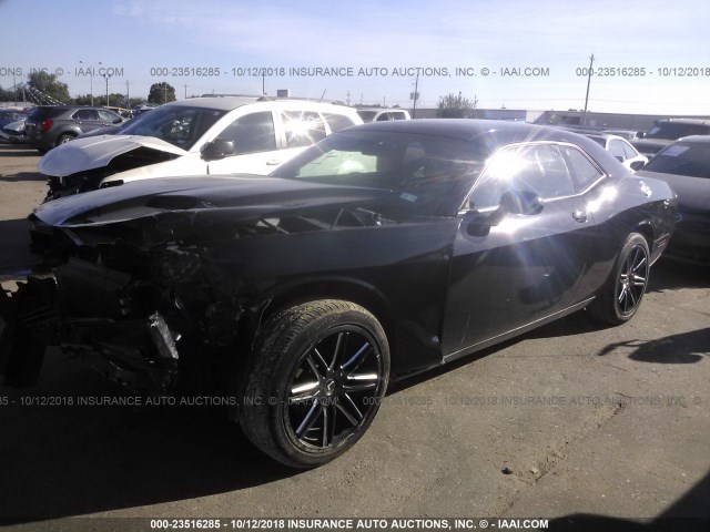 2C3CDZAG8GH209773 - 2016 DODGE CHALLENGER SXT BLACK photo 2