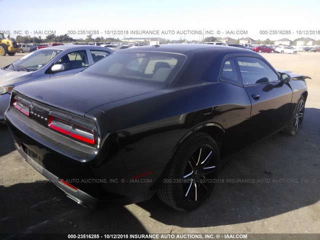 2C3CDZAG8GH209773 - 2016 DODGE CHALLENGER SXT BLACK photo 4