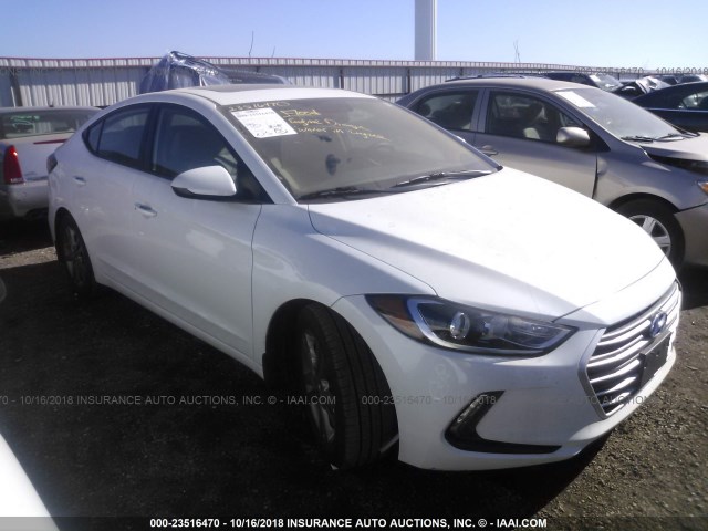 5NPD84LF2JH330860 - 2018 HYUNDAI ELANTRA SEL/VALUE/LIMITED WHITE photo 1