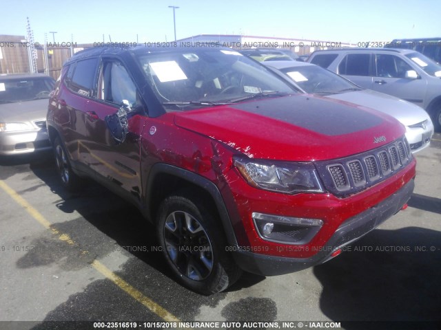 3C4NJDDB3JT450848 - 2018 JEEP COMPASS TRAILHAWK RED photo 6