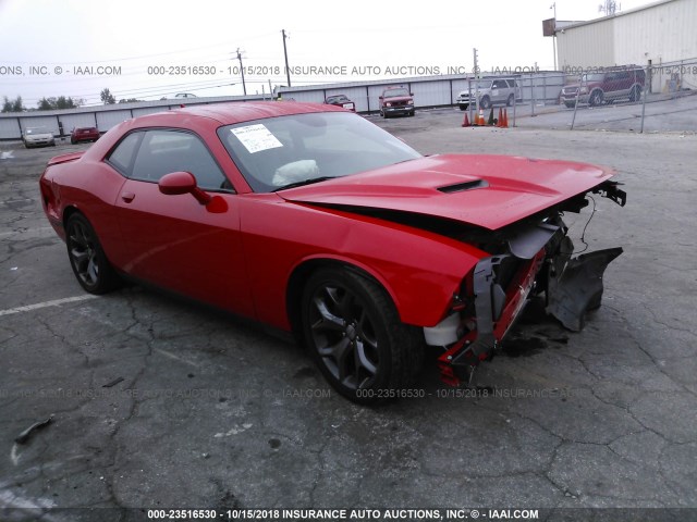 2C3CDZBG7FH711588 - 2015 DODGE CHALLENGER SXT PLUS RED photo 1