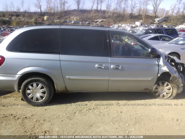 2C4GP54L75R530944 - 2005 CHRYSLER TOWN & COUNTRY TOURING BLUE photo 8