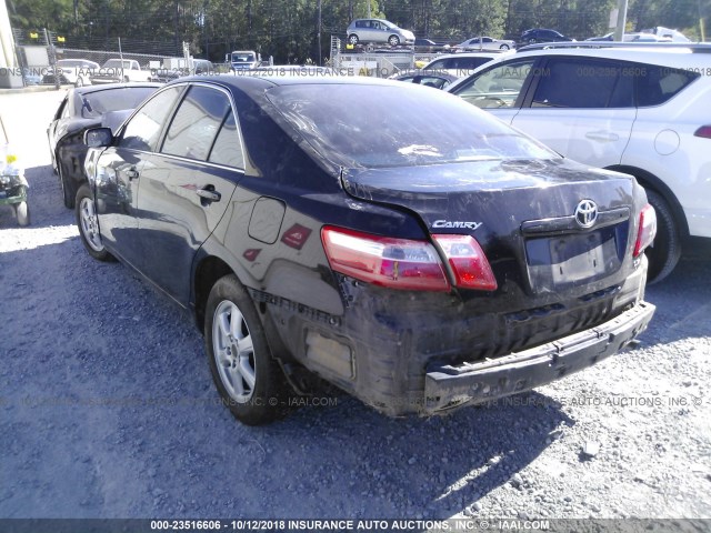 4T1BE46K99U879171 - 2009 TOYOTA CAMRY BLACK photo 3