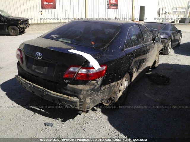 4T1BE46K99U879171 - 2009 TOYOTA CAMRY BLACK photo 4