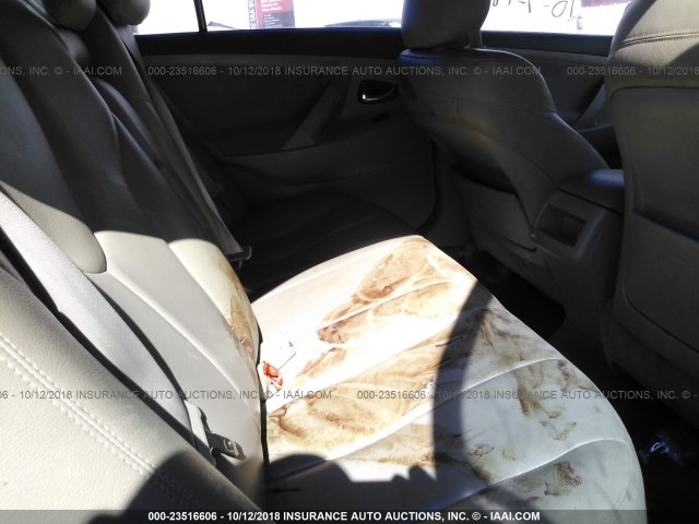 4T1BE46K99U879171 - 2009 TOYOTA CAMRY BLACK photo 8