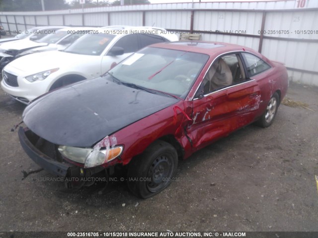 2T1CF22P2XC152198 - 1999 TOYOTA CAMRY SOLARA SE/SLE წითელი ფოტო 2