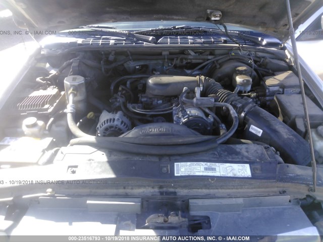 1GKDT13W4Y2232104 - 2000 GMC JIMMY SILVER photo 10