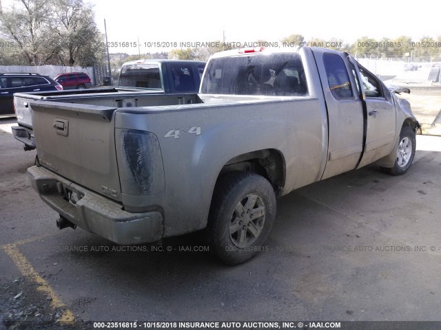 1GTR2VE73DZ356948 - 2013 GMC SIERRA K1500 SLE GRAY photo 4