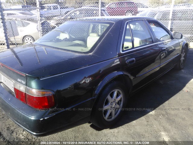 1G6KY5496WU927368 - 1998 CADILLAC SEVILLE STS GREEN photo 4