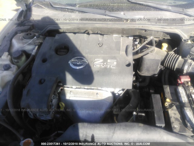 1N4AL11D65N485232 - 2005 NISSAN ALTIMA S/SL WHITE photo 10