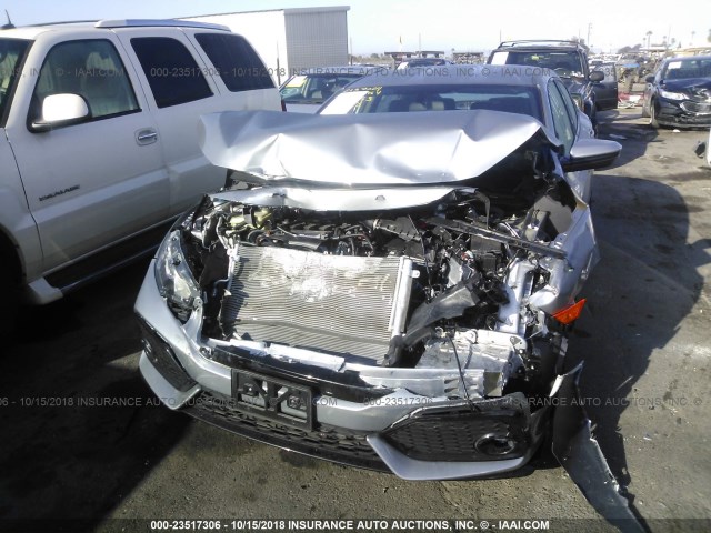 SHHFK7G47JU206357 - 2018 HONDA CIVIC SPORT 银色 照片 6