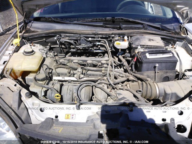 1FAFP34N37W246244 - 2007 FORD FOCUS ZX4/S/SE/SES SILVER photo 10