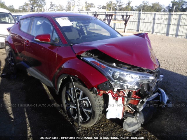 NMTKHMBX4JR054045 - 2018 TOYOTA C-HR XLE/XLE PREMIUM RED photo 1