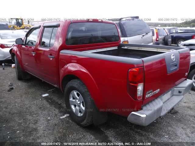 1N6AD07U59C403157 - 2009 NISSAN FRONTIER CREW CAB SE/LE/NISMO RED photo 3