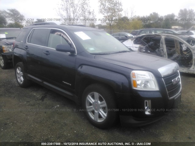 2GKALREK7F6352927 - 2015 GMC TERRAIN SLE Dark Blue photo 1