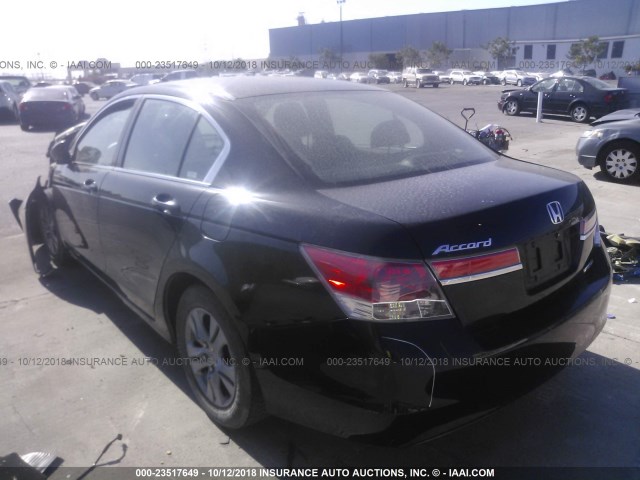 1HGCP2F64BA108121 - 2011 HONDA ACCORD SE BLACK photo 3