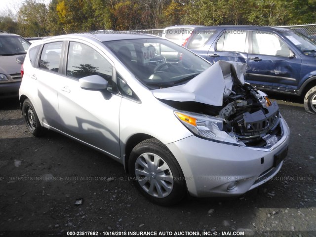 3N1CE2CP2FL391637 - 2015 NISSAN VERSA NOTE S/S PLUS/SV/SL/SR SILVER photo 1