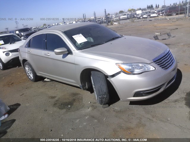 1C3CCBABXEN231566 - 2014 CHRYSLER 200 LX GOLD photo 1