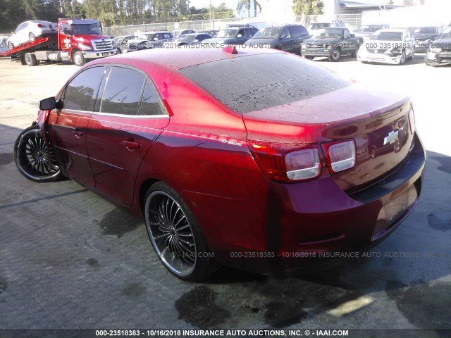 1G11C5SL4EF122633 - 2014 CHEVROLET MALIBU 1LT RED photo 3
