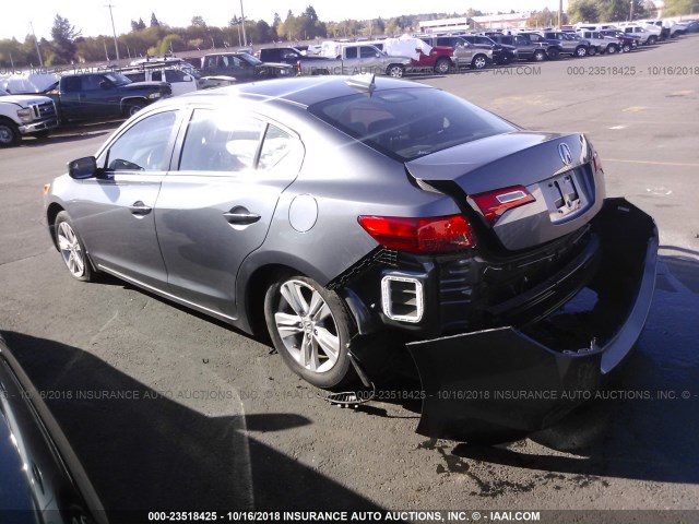 19VDE1F35DE017750 - 2013 ACURA ILX 20 GRAY photo 3