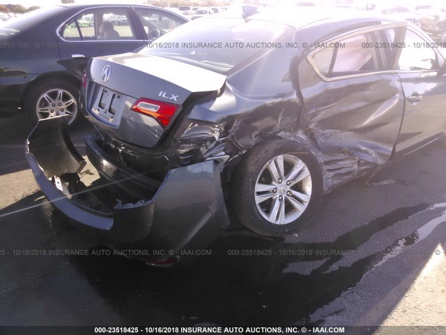 19VDE1F35DE017750 - 2013 ACURA ILX 20 GRAY photo 6