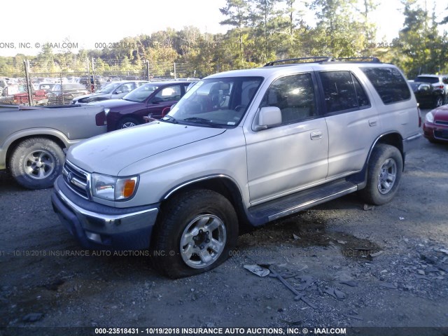 JT3GN86R9X0115134 - 1999 TOYOTA 4RUNNER SR5 SILVER photo 2