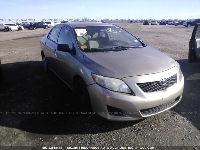 1NXBU4EE6AZ302052 - 2010 TOYOTA COROLLA S/LE/XLE GOLD photo 1