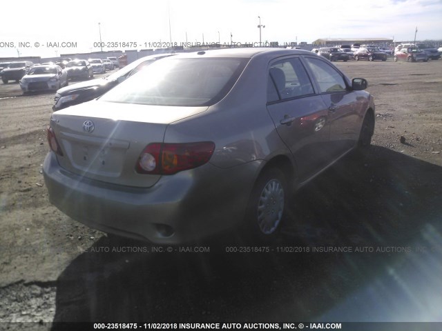 1NXBU4EE6AZ302052 - 2010 TOYOTA COROLLA S/LE/XLE GOLD photo 4