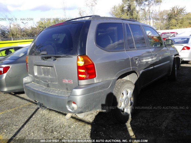 1GKDS13S182147091 - 2008 GMC ENVOY GRAY photo 4