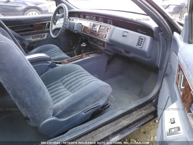 2G4WB14L1N1481057 - 1992 BUICK REGAL CUSTOM BLUE photo 5