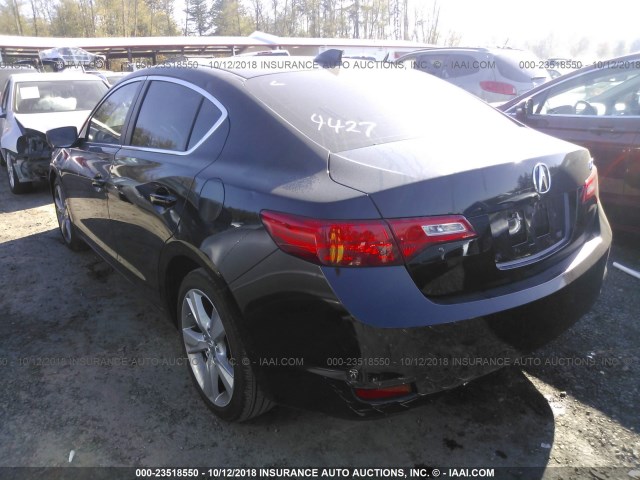 19VDE1F33EE014427 - 2014 ACURA ILX 20 BLACK photo 3