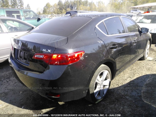 19VDE1F33EE014427 - 2014 ACURA ILX 20 BLACK photo 4