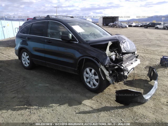 JHLRE48768C022485 - 2008 HONDA CR-V EXL BLACK photo 1