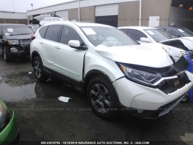 2HKRW1H82HH500536 - 2017 HONDA CR-V EXL WHITE photo 1