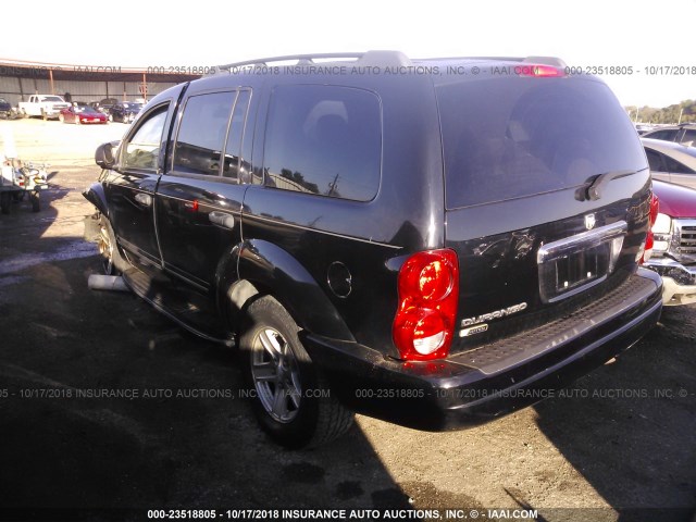 1D4HD58D24F163881 - 2004 DODGE DURANGO LIMITED BLACK photo 3