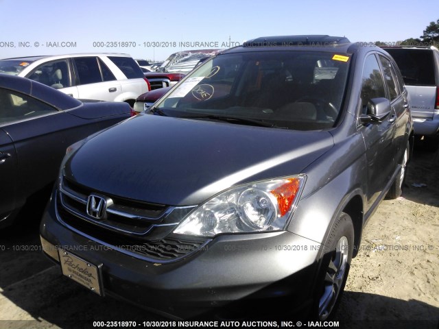 5J6RE3H72AL046614 - 2010 HONDA CR-V EXL GRAY photo 2