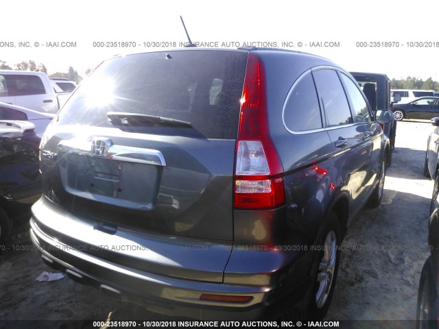 5J6RE3H72AL046614 - 2010 HONDA CR-V EXL GRAY photo 4