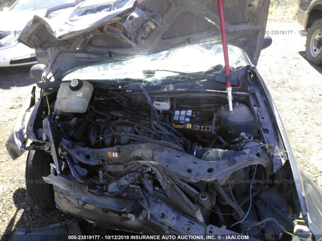 1FAFP34N46W189373 - 2006 FORD FOCUS ZX4 GRAY photo 10