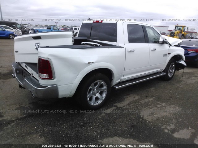 1C6RR7NM0HS881646 - 2017 RAM 1500 LARAMIE WHITE photo 4