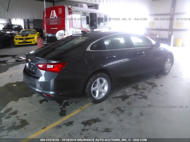 1G1ZB5ST2HF156130 - 2017 CHEVROLET MALIBU LS Boz foto 4