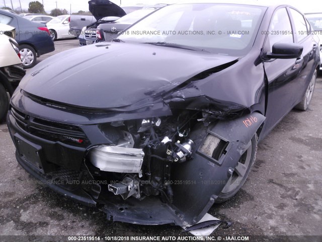 1C3CDFBA9GD717109 - 2016 DODGE DART SXT BLACK photo 6